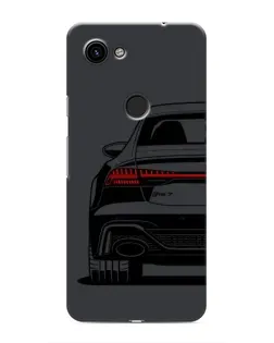 Чехол для Google Pixel 3a XL с картинкой «Задняя часть Audi — арт»