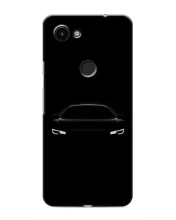 Чехол для Google Pixel 3a XL с картинкой «Взгляд Audi в темноте»