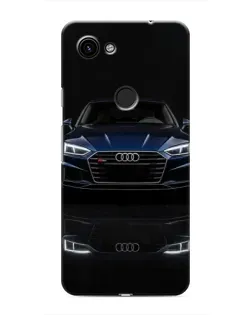 Чехол для Google Pixel 3a XL с картинкой «Audi — ночное отражение»