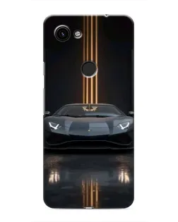 Чохол для Google Pixel 3a XL з картинкою «Lamborghini золоті лінії»