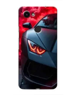Чохол для Google Pixel 3a XL з картинкою «Lamborghini червоне сяйво»