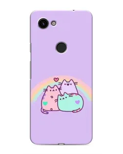 Чохол для Google Pixel 3a XL з картинкою «Веселкові Пушини»