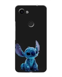 Чехол для Google Pixel 3a XL с картинкой «Стич на черном»