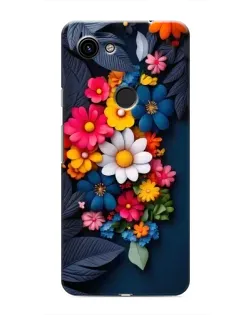 Чехол для Google Pixel 3a XL с картинкой «Цветочная феерия»