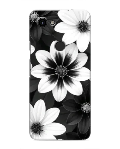 Чехол для Google Pixel 3a XL с картинкой «Монохромные астры»