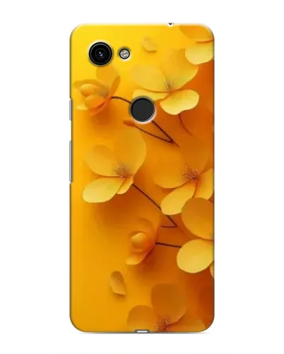 Чехол для Google Pixel 3a XL с картинкой «Золотые лепестки»