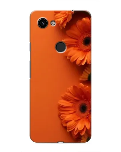 Чехол для Google Pixel 3a XL с картинкой «Оранжевые герберы»