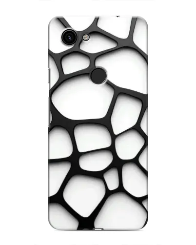 Чохол для Google Pixel 3a XL з картинкою «Біла об'ємна сітка»