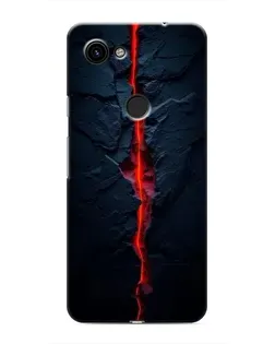 Чохол для Google Pixel 3a XL з картинкою «Червона лавова тріщина»