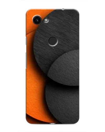 Чохол для Google Pixel 3a XL з картинкою «Геометрія помаранчевих кіл»