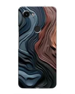 Чохол для Google Pixel 3a XL з картинкою «Кольорові хвилі каньйону»