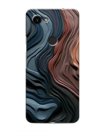 Чохол для Google Pixel 3a XL з картинкою «Кольорові хвилі каньйону»