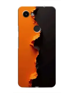 Чохол для Google Pixel 3a XL з картинкою «Помаранчевий розлом»
