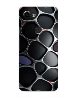 Чохол для Google Pixel 3a XL з картинкою «Об'ємна темна решітка»