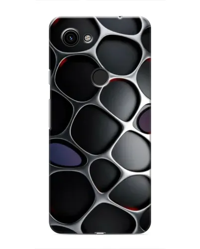 Чохол для Google Pixel 3a XL з картинкою «Об'ємна темна решітка»