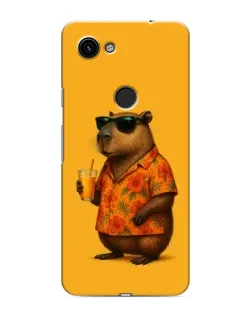 Чохол для Google Pixel 3a XL з картинкою «Капібара на відпочинку»