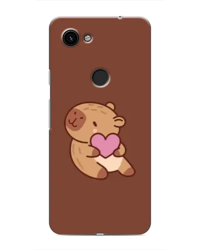 Чохол для Google Pixel 3a XL з картинкою «Капібара з серцем»