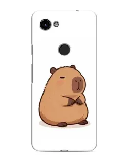 Чохол для Google Pixel 3a XL з картинкою «Товстенька капібара»