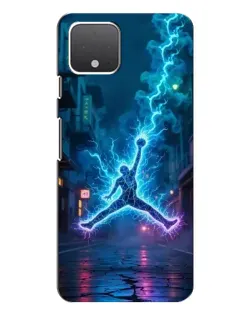 Чехол для Google Pixel 4 XL с картинкой «Jordan Gold Jumpman»