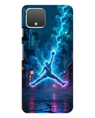 Чехол для Google Pixel 4 XL с картинкой «Jordan Gold Jumpman»