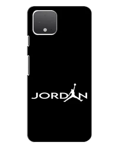 Чехол для Google Pixel 4 XL с картинкой «Jordan White Logo»