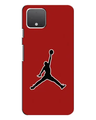 Чехол для Google Pixel 4 XL с картинкой «Jordan Red Back»