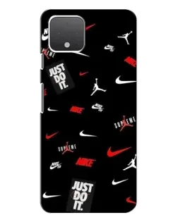Чехол для Google Pixel 4 XL с картинкой «Nike Mix Pattern»