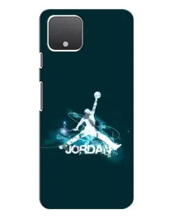 Чехол для Google Pixel 4 XL с картинкой «Jordan Blue Fire»