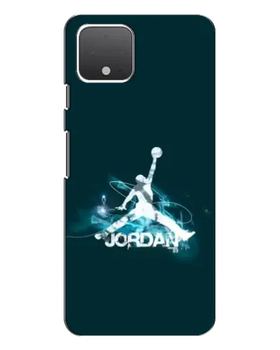 Чехол для Google Pixel 4 XL с картинкой «Jordan Blue Fire»