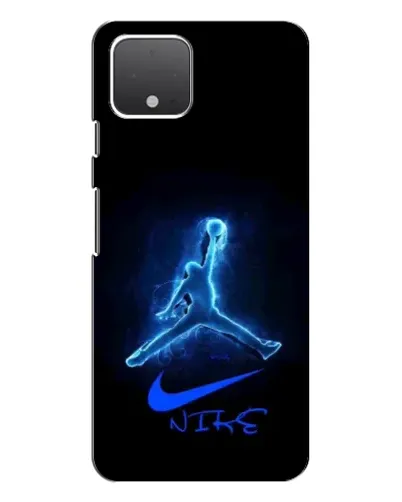 Чехол для Google Pixel 4 XL с картинкой «Jordan Neon Blue»
