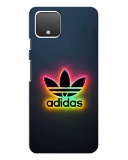 Чехол для Google Pixel 4 XL с картинкой «Неоновый Adidas»