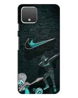 Чехол для Google Pixel 4 XL с картинкой «Спортивный арт Nike»