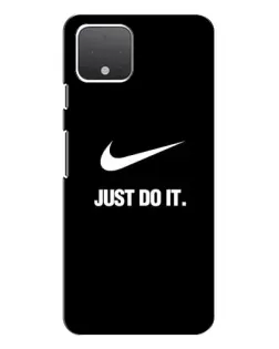 Чехол для Google Pixel 4 XL с картинкой «Классический принт Nike»