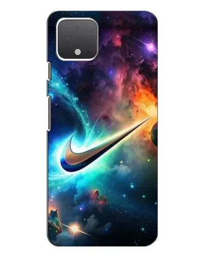 Чехол для Google Pixel 4 XL с картинкой «Космический Nike Swoosh»