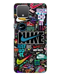 Чохол для Google Pixel 4 XL з картинкою «Яскравий колаж Nike»