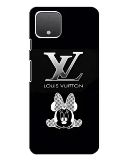 Чехол для Google Pixel 4 XL с картинкой «LV и Минни Маус»