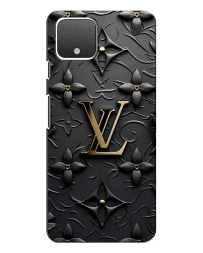 Чехол для Google Pixel 4 XL с картинкой «Кожаная текстура LV»