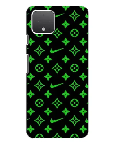 Чехол для Google Pixel 4 XL с картинкой «Неоновый принт LV»