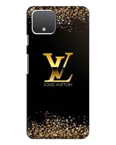 Чехол для Google Pixel 4 XL с картинкой «LV — золотые искры»