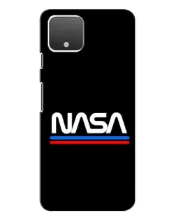 Чехол для Google Pixel 4 XL с картинкой «NASA — классика Red Blue»