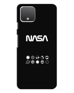Чехол для Google Pixel 4 XL с картинкой «NASA — технический принт»