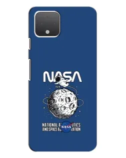 Чехол для Google Pixel 4 XL с картинкой «NASA — лунная миссия»