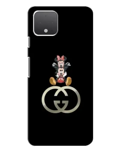 Чехол для Google Pixel 4 XL с картинкой «Минни Маус на лого»