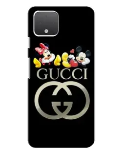 Чехол для Google Pixel 4 XL с картинкой «Gucci — герои Disney»