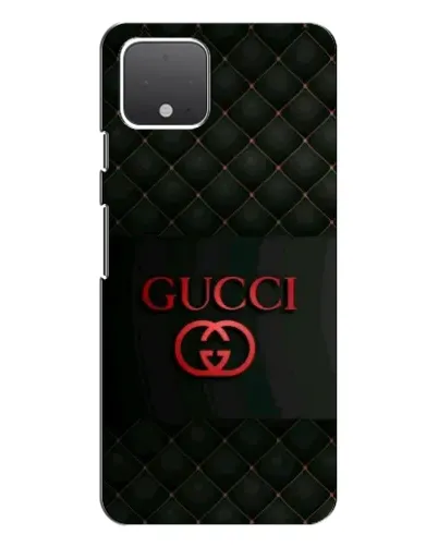 Чехол для Google Pixel 4 XL с картинкой «Gucci — стеганый черный»