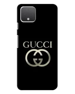 Чохол для Google Pixel 4 XL з картинкою «Gucci — золото на чорному»