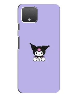Чохол для Google Pixel 4 XL з картинкою «Kuromi — фіолетовий мінімалізм»