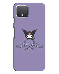 Чохол для Google Pixel 4 XL з картинкою «Kuromi на ліловому фоні»