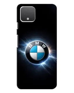 Чехол для Google Pixel 4 XL с картинкой «BMW — неоновое сияние»