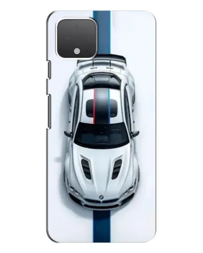 Чехол для Google Pixel 4 XL с картинкой «Вид сверху — BMW M»